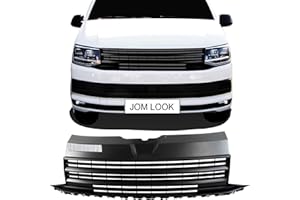 JOM CAR PARTS & CAR HIFI GMBH JOM 7H6853653JOE Kühlergrill ohne Emblem, schwarz für VW T6