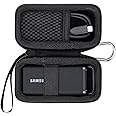 co2CREA Hard Storage Carrying Case for Samsung T5 EVO Portable SSD 2TB 4TB 8TB External Solid State Drive Hard EVA Shockproof Protective Travel Bag
