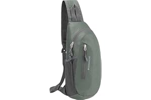 PivotWing Brusttasche Herren Damen, Sling Bag Schultertasche Damen Herren Leicht Wasserdicht Umhängetasche Reisen Gehen Outdoor Crossbody Bag Shoulder Chest Bags Day Packs Armee