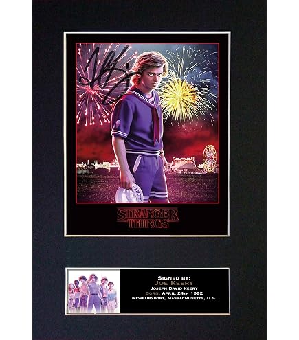 Stranger Things Steve Harrington/Joe Keery Version 2 Signed