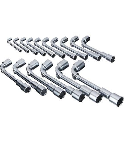 Jeu De 10 Clés à Tube KS TOOLS - 6x7 à 20x22mm - Chrome Vanadium - Neuf