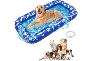 LYtech Dog Float for Pool Pets Float Raft Dogs Paddling Pool Floats Inflatable Dog Floats for Pool Large Pet Swimming Pool Floats Toys for Small Medium Large Dogs Puncture Proof