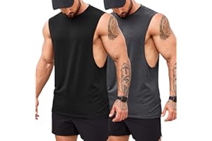 COOFANDY Men's Gym Tank Tops Bodybuilding Muscle Vest Workout Summer Fitness Sleeveless T Shirt