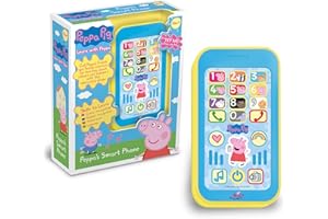 Peppa Pig PP09 Peppa's Smart Phone for Kids - Apprentissage interactif et développement de l'enfant, écoute, Coordination, Communication, Reconnaissance - Comprend des activités Amusantes et des
