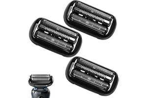 ODEIP 53B Replacement Head Compatible with Braun Series 5/6 Electric Shaver Head Replacement for Braun 5020cs 5018s 5035s 5049cs 5050cs 6020s 6040cs 6075cc 6072cc 6090cc (Pack of 3)