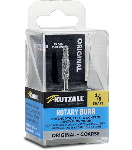 Extreme Spikes Flame Rotary Burr, 1⁄8 Shaft, Very Coarse - Woodworking