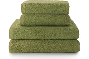 Top Towel – Juego de Toallas Baño (4 Piezas): Toallas Ducha y Manos Suaves y Absorbentes – Algodón 100%, 400 g/m², Sin Pelusa