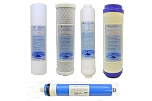 Finerfilters Ersatzfilterpackung (50-GPD-Membran) für 5-stufige, häusliche Umkehrosmose