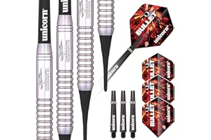 Unicorn Bullet Stainless Steel Gary Anderson Soft Tip, Freccette Uomo