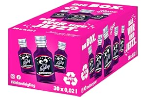 ‎KLEINER FEIGLING Kleiner Feigling | Red Berry Sour | 30 x 20ml | Marken-Spirituose | Premium Likör | Feiern mit Fantasie