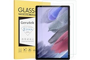 Gerutek 2 Pezzi Pellicola Protettiva per Samsung Galaxy Tab A7 lite 2021 8.7 Pollici (SM-T220/T225/T227) in Vetro Temperato, [Ultra Trasparente] [Antigraffio] [Installazione Facile] [9H]