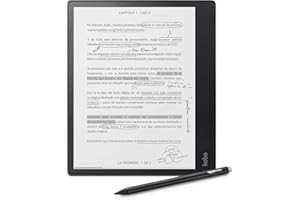 Kobo Elipsa 2E | eReader | Pantalla táctil antirreflejos de 10,3” con ComfortLight Pro | Incluye Kobo Stylus 2 | Brillo Ajustable | Wi-Fi | Tecnología Carta E Ink | 32 GB