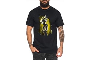 Tee Kiki Goko Sard - Maglietta da Uomo Son Ruffy Luffy Naruto Saitama One Dragon Master Goku Ball Vegeta Turtle Roshi Piece Golds Db