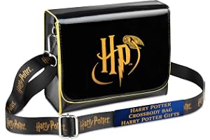 Harry Potter Handväska - Crossbody-väska med justerbar rem 18 x 16 Snygga axelväskor för flickor - presenter för flickor