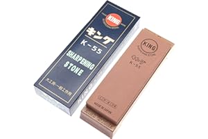 COCKTAIL7 King - Pietra per affilare giapponese, grana #1000, con supporto antiscivolo Whetstone Toishi, pietra per acqua, per coltelli e utensili, realizzata in Giappone, 18,5 x 6,2 x 1,5 cm