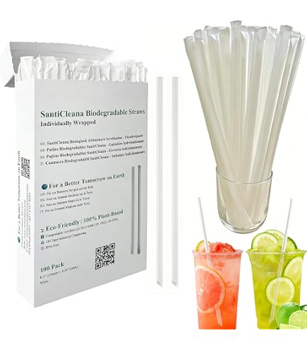 PAPSTAR Cannucce pure 4 mm, 20 cm, ecologiche e stabili | Scatola