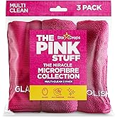 Stardrops The Pink Stuff &ndash; Miracle Mikrofiber Kumaş Koleksiyonu 3'l&uuml; Paket | Silme, toz alma, ovalama ve parlatma i&ccedil;in 3 adet
