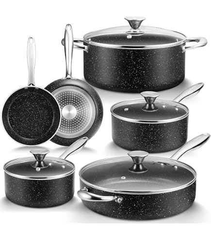 URBN-CHEF Non-Stick Saucepans, Milkpan, Casserole Jersey