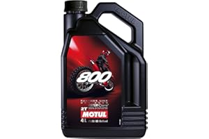 MOTUL Huile moteur 800 FL Huile synthétique Huile API TC OFF ROAD 2T 4 L, Noir