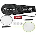 Premium Badminton Pack Including 2 Rackets, 3 Shuttlecocks, Badminton Case Assorted Color