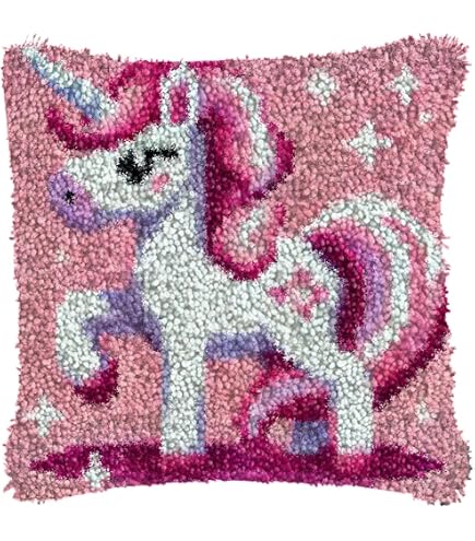 Kit DIY Housse De Coussin Au Crochet Motif Chat - Activité Créative Pour Débutants
