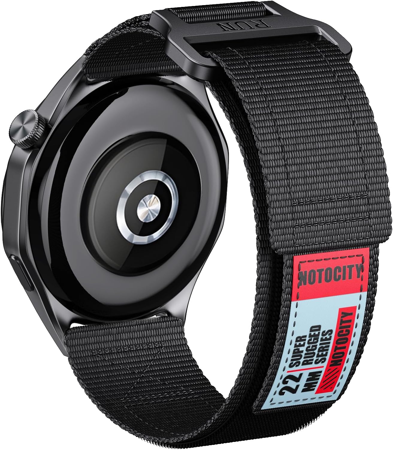 NotoCity Correa para Huawei Watch GT2/3/4/5/Pro 46mm/GT Runner, 22mm Nylon Banda para Samsung Galaxy Watch 3 45mm/Galaxy Watch 46mm/Gear S3 Classic
