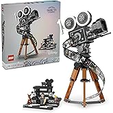 LEGO Disney Walt Disney Tribute Camera, Memorabilia Set for Adults with Mickey and Minnie Mouse Minifigures, plus Bambi & Dum
