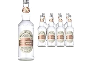 Fentimans Connoisseurs Tonic Water - Botanically Brewed Water - Infused with Natural Botanicals and Quinine - Low Calorie, Gluten Free and Vegan Friendly Soft Drinks - 8 x 500ml