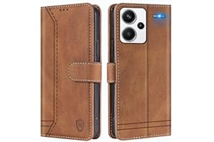 GoodcAcy Funda para Redmi Note 13 Pro Plus 5G, Carcasa Libro con Tapa de Cuero Piel Wallet Case Flip Cover con Kickstand, Hebilla Magnetica, Ranuras para Tarjetas para Redmi Note 13 Pro Plus 5G,Marrón