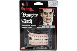 FANCY DRESS VIP Vampire Dracula Fangs Teeth Horror Halloween Adults Kids Scary Monster Canines SFX Make up Fake Teeth Set Accessory