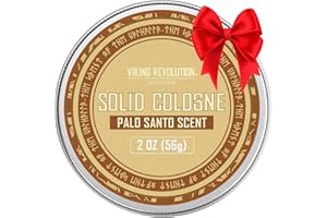 Viking Revolution Palo Santo Men Solid Cologne Men 2 Oz - Perfume con Palo Santo para Hombres - Balm de Cuidado para Hombre Viaje (1 paquete)