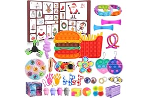 GRARAIN Fidget Advent Calendars For Kids With 24 Pcs Surprises Of Sensory Fidget Toys Fidget Advent Calendar 24 Days Suitable For Children, Boys, Girls, Christmas Party Gifts