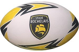 Gilbert Mini Ballon de Rugby La Rochelle - Collection Officielle Stade Rochelais