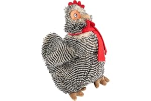 Fuzzl Plush Super Soft Cheeky Chicken Dog Toy & Comforter – Cuddly Plush with Squeaker, Gentle Dog Toy for Puppies & Small to Medium Dogs
