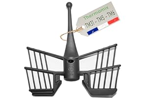 [ LuzViva ] Accessoire fouet pour les modèles du Vorwerk Thermomix TM6 TM5 et TM31, remplacement du fouet papillon de haute qualité