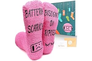 iZoeL Calzini Uomo Donna Calzini Divertenti/Fantasia/Natalizi/Termici/Invernali Se vedi Questo, Portami Del - Regali Natale Capodanno San Valentino per Papà Mamma Marito Moglie Fidanzata Fidanzato