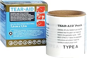 TEAR-AID Relags Kit de reparación de rollo tipo A, transparente