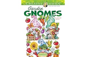 Creative Haven Garden Gnomes Coloring Book (Adult Coloring Books: Fantasy)