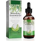 Rosmarinöl für Haarwachstum & Hautpflege - 100% reines ätherisches Rosmarinöl für Augenbrauen und Wimpern, nährt die Kopfhaut