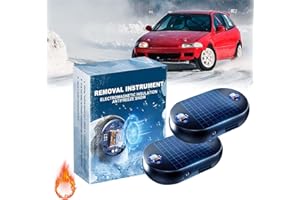 WLWWCX Solare elektromagnetische molekulare Interferenz-Einfrier- und Schneeräumung, Kinetische Heizung,tragbare kinetische Molekularheizung, Frostschutz-elektromagnetisches Auto-Schneeräumgerät (2PC)