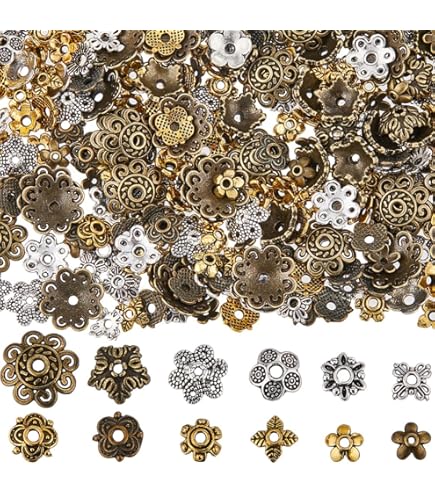 collana vintage in argento con piume anticate a forma di piume di