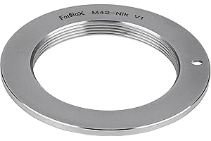 Fotodiox Pro Lens Mount Adapter kompatybilny z soczewkami M42 typu 1 na aparatach Nikon F-Mount