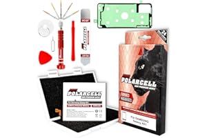 PolarCell Akku für Samsung Galaxy A51 SM-A515F | 4200mAh Starke Ersatz-Batterie | ersetzt Original Akku EB-BA515ABY | mit Werkzeugset & Dichtungskleber | selektierte A+ Qualitätszellen