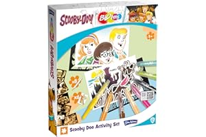 John Adams BLOPENS® Scooby Doo Activity Set | 8 BLOPENS, 6 Stencils & 6 Drawing Sheets | A New Way to Colour | Age 5+ | Gift Idea for Birthday & Christmas for Boys & Girls | Washable & Non-Toxic