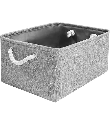 Zeller 27319 Cesto Porta Frutta O Pane In Metallo Cromato E Cotone - Grigio, 33x24x13 Cm, Sacchetto Rimovibile Lavabile