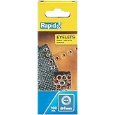 Rapid Halkalar 3 Renk 100 Adet, 4 Mm, 5000409 | Delikli maşa i&ccedil;in; 4 mm &ccedil;ap; 100 adet; pirin&ccedil;, &ccedil;inko ve bakır renkleri