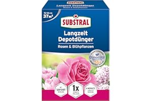 Substral Langzeit Depotdünger für Rosen & Blühpflanzen, 1,5 kg - 6 Monate Osmocote Premium-Langzeitdünger