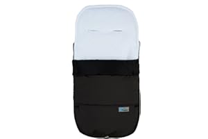 Altabebe Footmuff with Sympatex Fabric (Black/White)