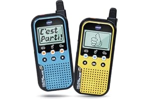 VTech - KidiTalkie, Walkie Talkie bambini, giocattolo elettronico educativo – Versione IT