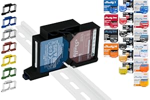 SHELLY HUTSCHIENENHALTER PW3D Shelly - Supporto per guida "Dual" per 18 Shellys: 1 Gen3,1PM Gen3,2PM Gen3,i4 Gen3,Plus 1,Plus 1PM,Plus 2PM,Plus i4,Plus 0-10V Dimm,Wave 1,Wave 1PM,Wave 2PM,Wave Shutter,Wave i4 (Black Prime)